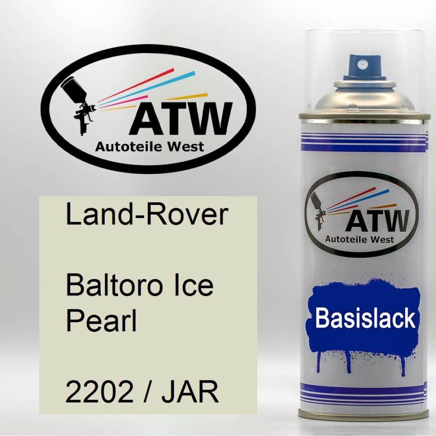 Land-Rover, Baltoro Ice Pearl, 2202 / JAR: 400ml Sprühdose, von ATW Autoteile West.